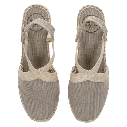 Terra-V Canvas Dames Espadrilles Pedra Vintage