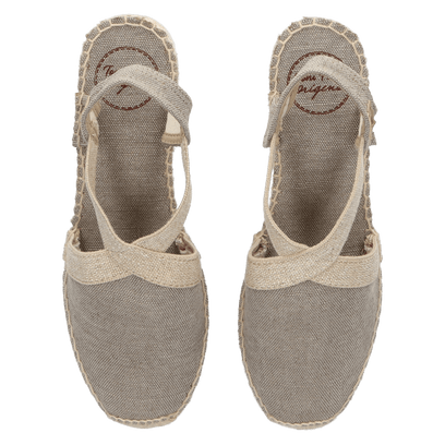 Terra-V Canvas Dames Espadrilles Pedra Vintage