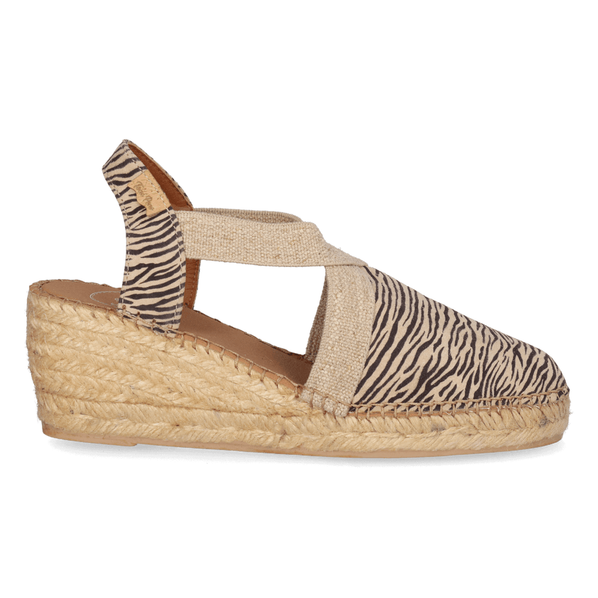Terra-ZB Dames Espadrilles Zebra