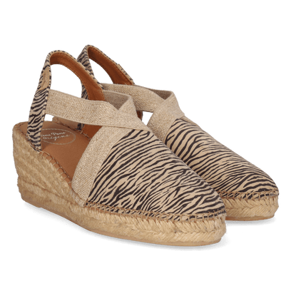 Terra-ZB Dames Espadrilles Zebra