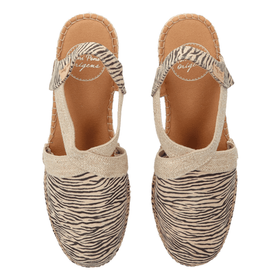 Terra-ZB Dames Espadrilles Zebra
