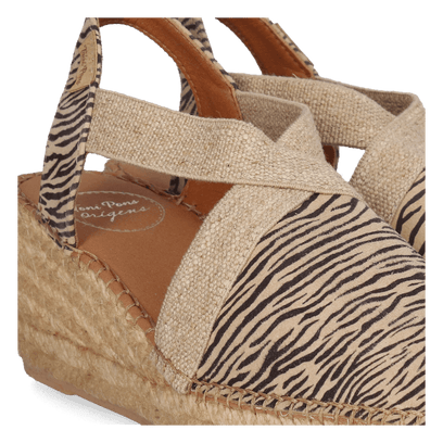 Terra-ZB Dames Espadrilles Zebra