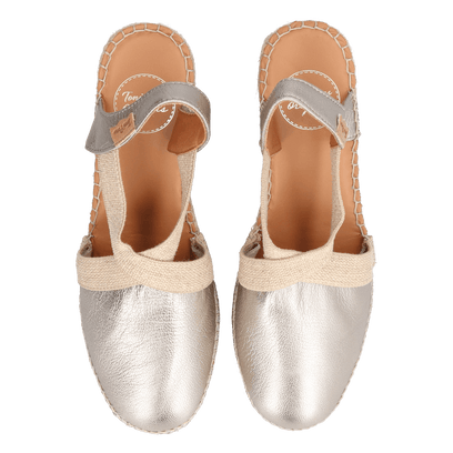 Tossa Leren Dames Espadrilles Acer