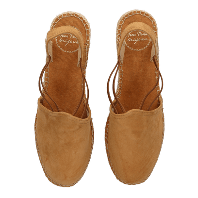 Tremp Suede Dames Espadrilles Cuiro