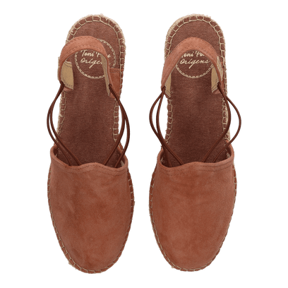 Tremp Suede Dames Espadrilles Marro