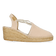 Tremp Suede Dames Espadrilles Pedra