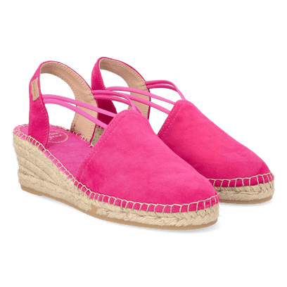 Tremp Dames Espadrilles Fucsia