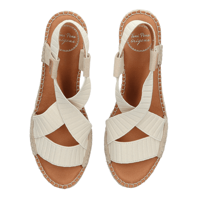 Tura-TR Dames Espadrilles Cru