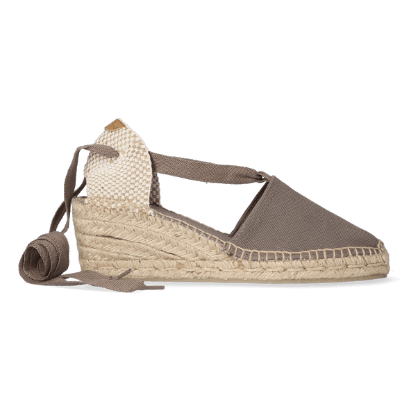 Valencia Canvas Dames Espadrilles Taupe Valencia Canvas Dames Espadrilles Taupe