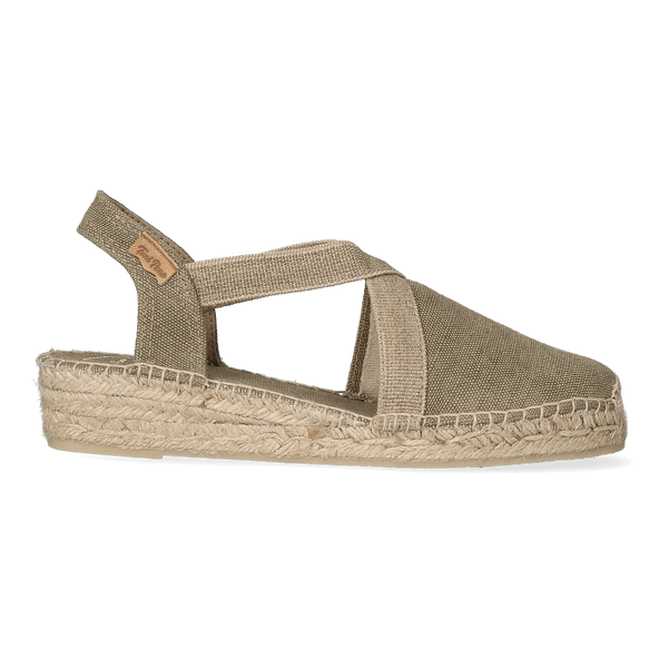 Verdi-V Canvas Dames Espadrilles Caqui Verdi-V Dames Espadrilles Caqui
