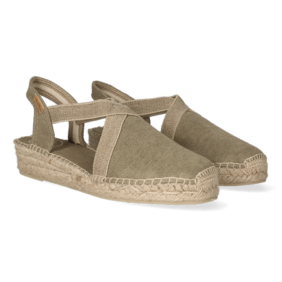 Verdi-V Dames Espadrilles Caqui