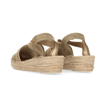 Verdi-V Dames Espadrilles Caqui