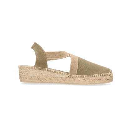Verdi-V Dames Espadrilles Caqui