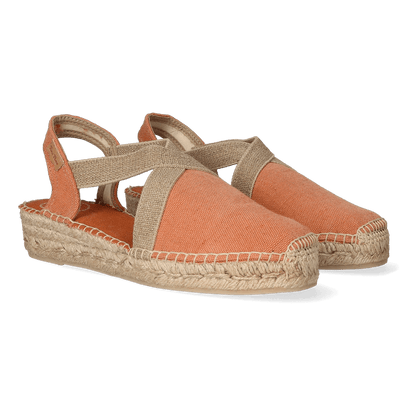 Verdi-V Canvas Dames Espadrilles Taronja