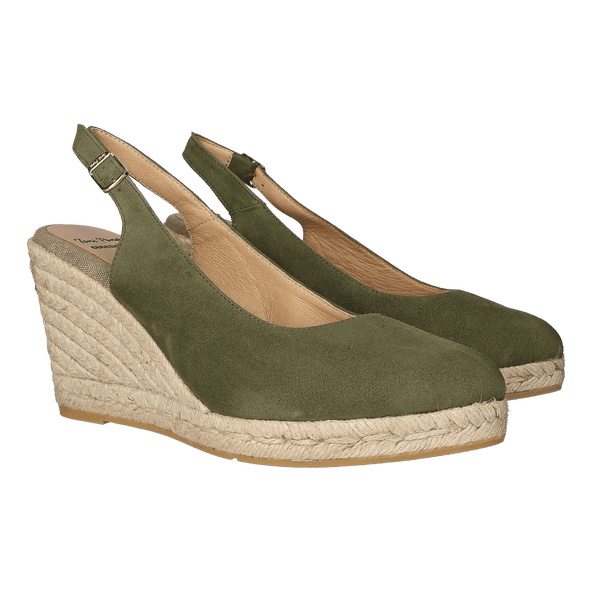Barna-A Dames Espadrilles Caqui Barna-A Dames Espadrilles Caqui