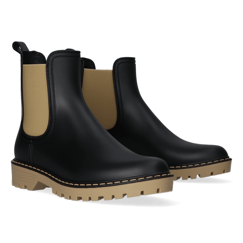 Cavour Dames Regenboots Beige