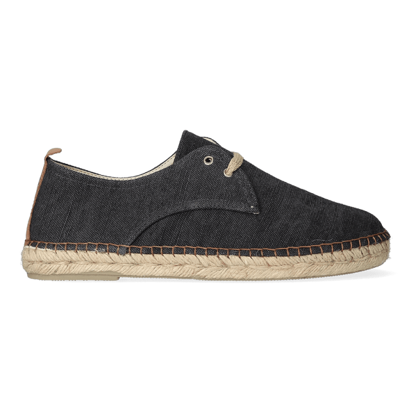 Dixon Canvas Heren Espadrilles Negre Dixon Heren Espadrilles Negre