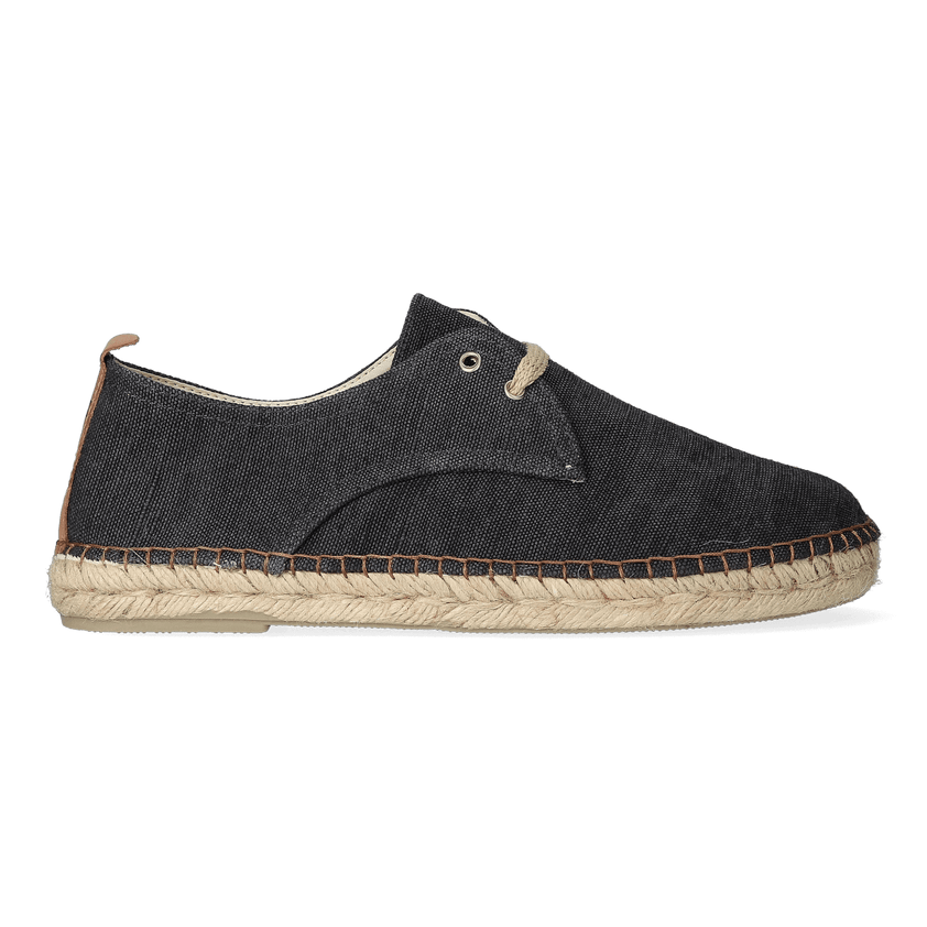 Dixon Heren Espadrilles Negre