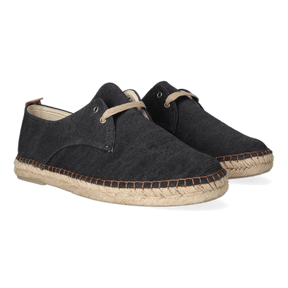 Dixon Heren Espadrilles Negre
