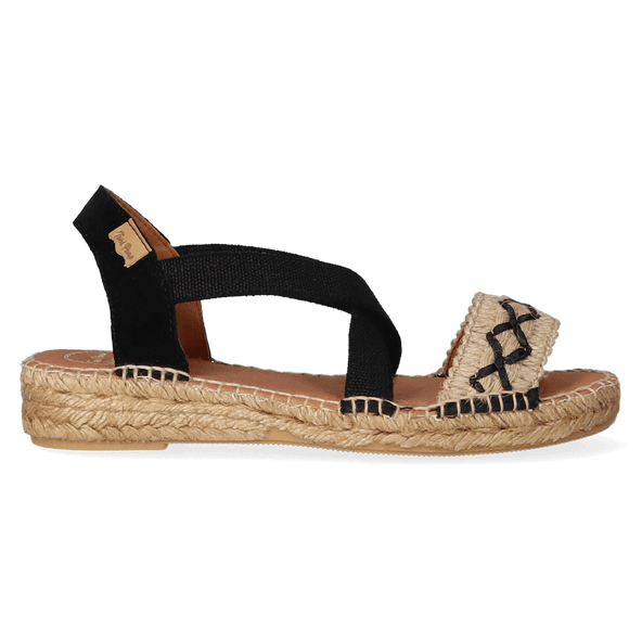 Eider-BN Dames Espadrilles Negre Eider-BN Dames Espadrilles Negre