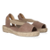 Ella Dames Espadrilles Taupe