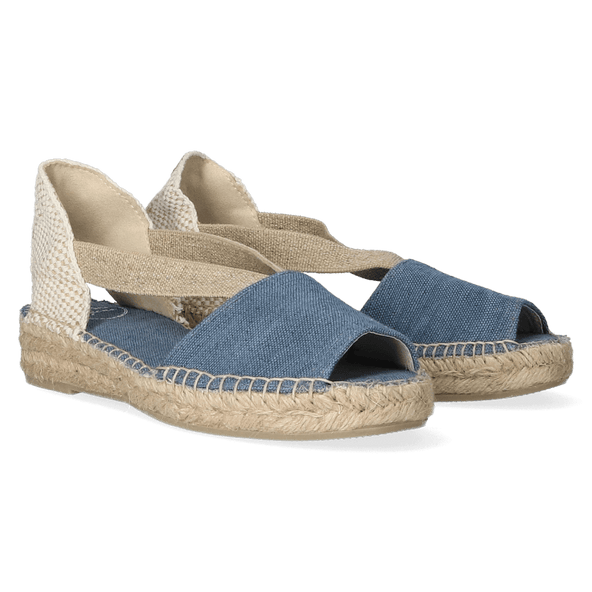 Elora-V Dames Espadrilles Blau Elora-V Dames Espadrilles Blau