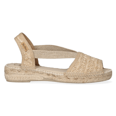 Estel-NZ Dames Espadrilles Natural