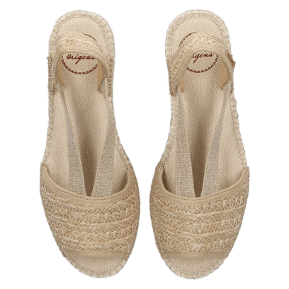 Estel-NZ Dames Espadrilles Natural
