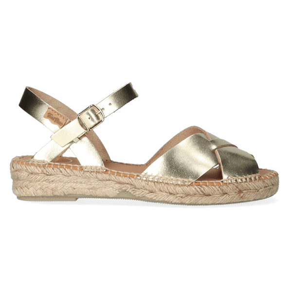 Esther Leren Dames Espadrilles Plati Esther Leren Dames Espadrilles Plati