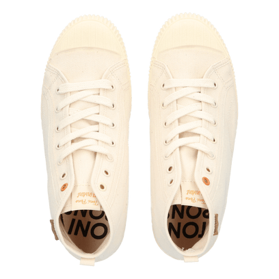 Gena-CB Dames Hoge Sneakers Cru