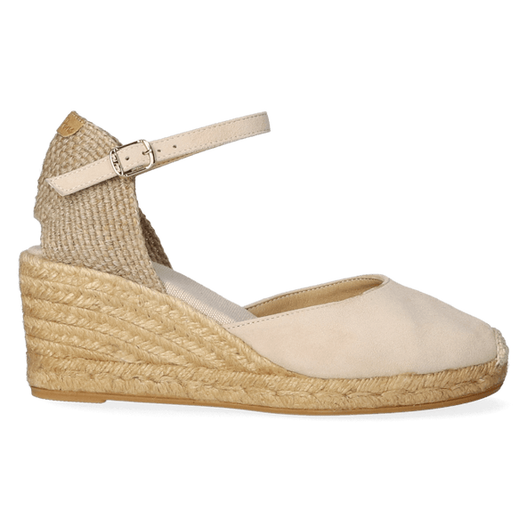 Lloret-5 Suede Dames Espadrilles Pedra Lloret-5 Dames Espadrilles Pedra