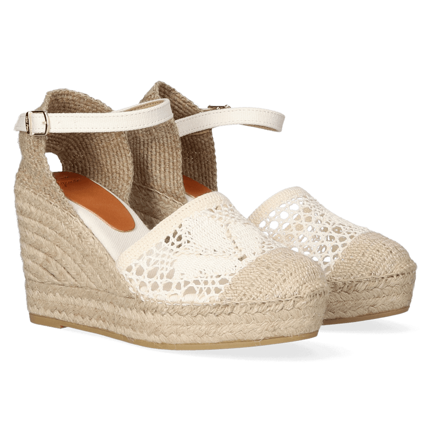Mariona Dames Espadrilles Cru