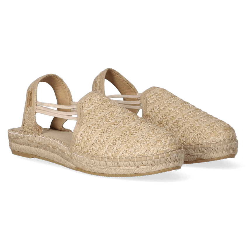 Noa-NZ Dames Espadrilles Natural
