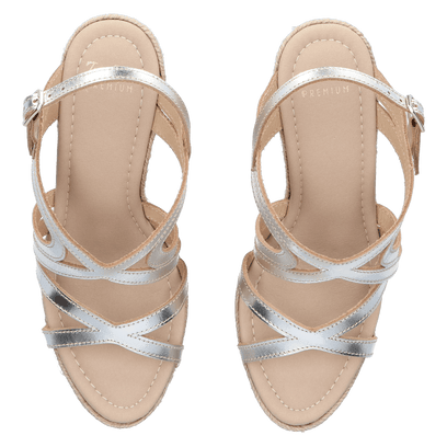 Olimpia Dames Espadrilles Plata