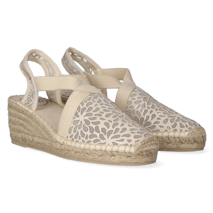 Terra-IK Dames Espadrilles Cru