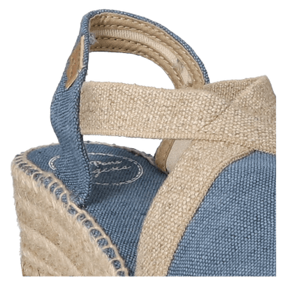 Terra-V Dames Espadrilles Blau Vintage