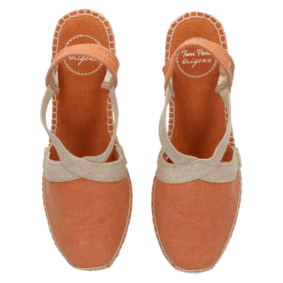 Terra-V Dames Espadrilles Taronja Vintage