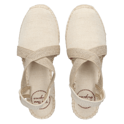 Terra-V Dames Espadrilles Cru Vintage