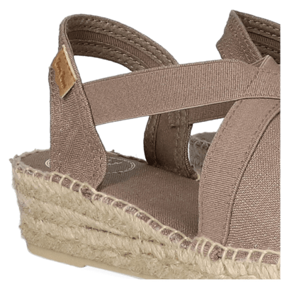 Verona Dames Espadrilles Taupe
