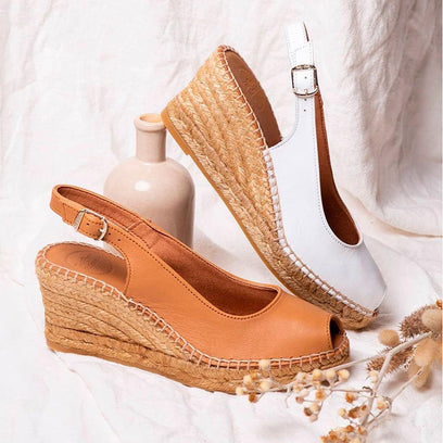 Croacia Dames Espadrilles Cuiro