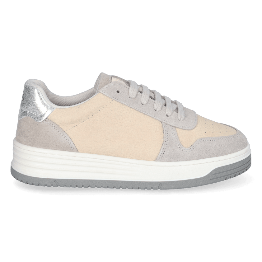 Aina Dames Sneakers Leer Gris