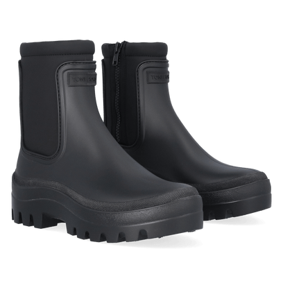 Cascais Dames Chelsea Regenboots Rubber Negre