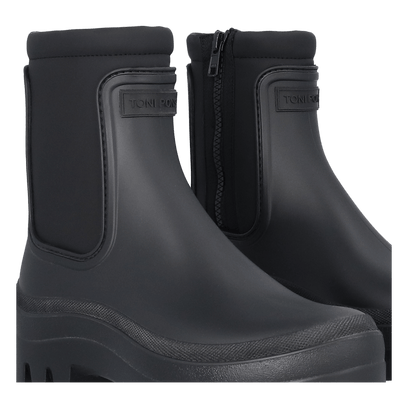 Cascais Dames Chelsea Regenboots Rubber Negre