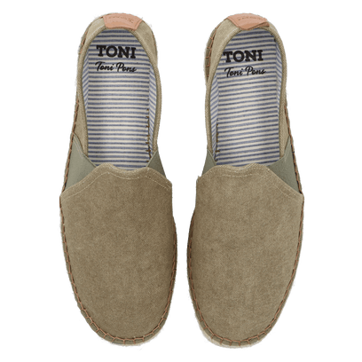 Dago-TC Heren Espadrilles Caqui