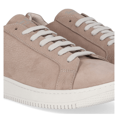 Dalmau Heren Sneakers Nubuck Taupe