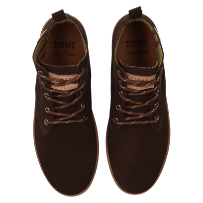 Dalton-SY Heren Veterschoenen Suede Marro