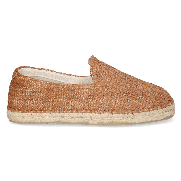 Damasc Heren Espadrilles Raffia Cuiro
