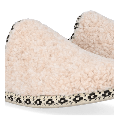 Darla-SB Dames Pantoffels Wol Beige