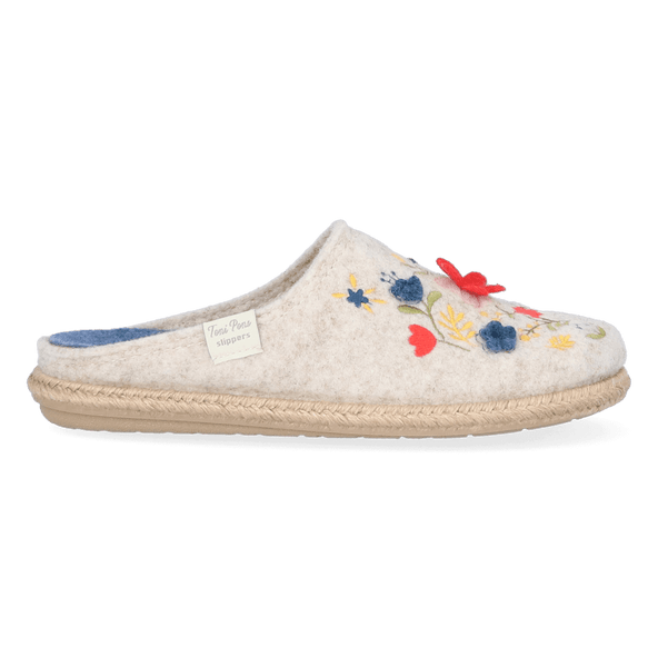 Deli-EF Dames Pantoffels Vilt Tulipa