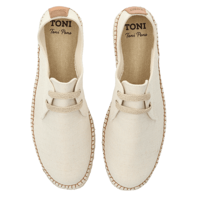 Dixon Canvas Heren Espadrilles Cru
